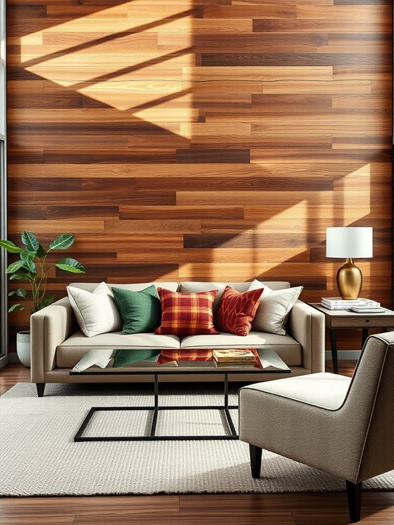 natural timber accent design