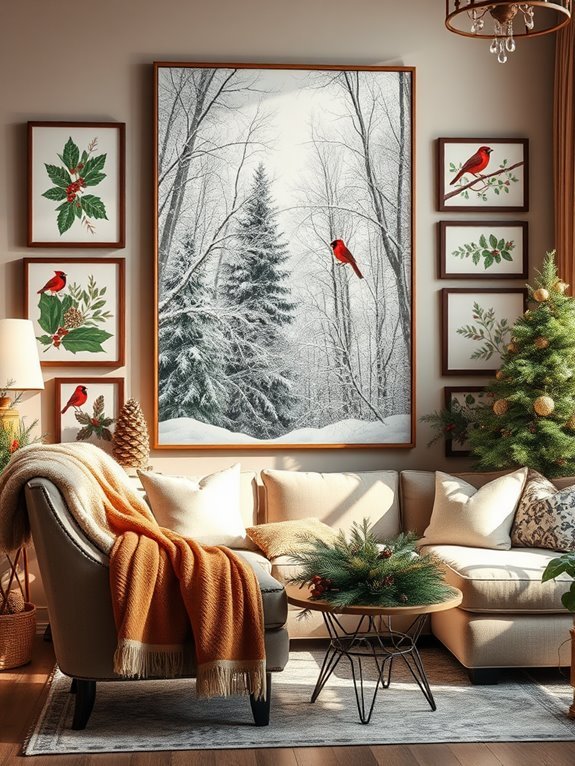 nature themed festive decorations