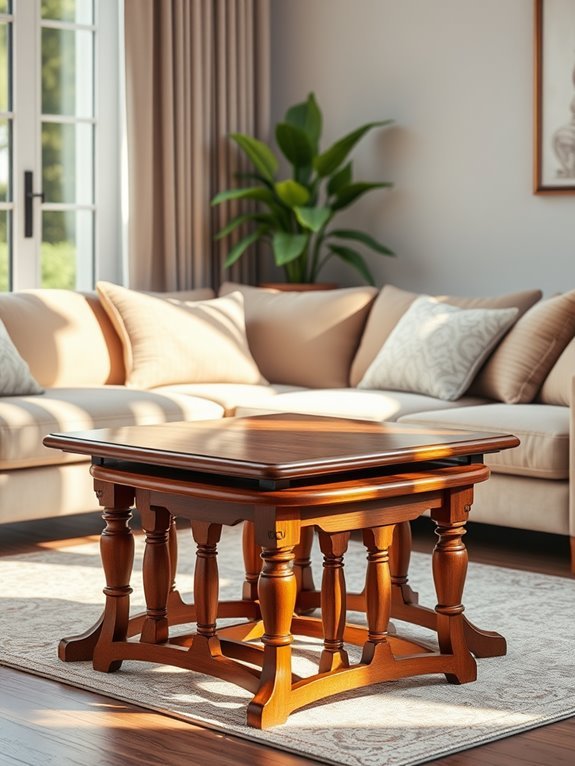 nested furniture for space saving