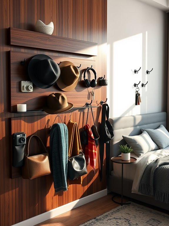 organize with stylish hooks