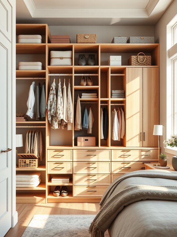organized closet shelving solutions