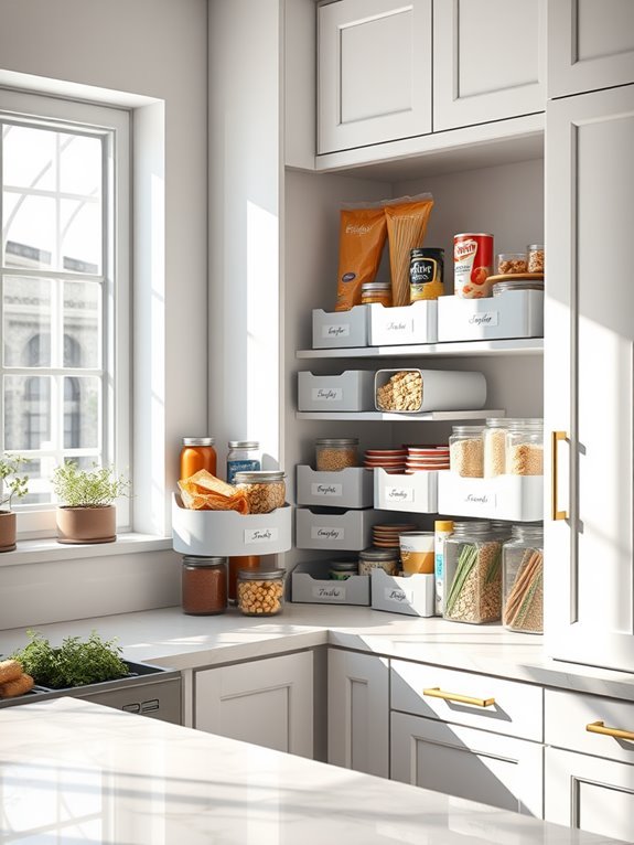 organized storage stackable bins