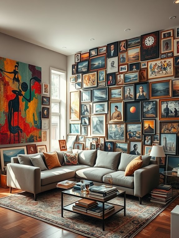 overwhelming decorative wall displays