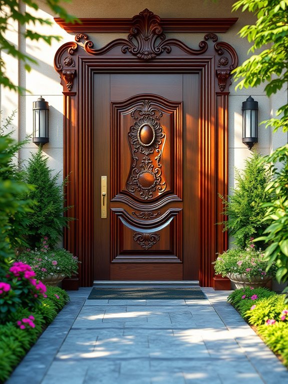 personalized wooden door designs