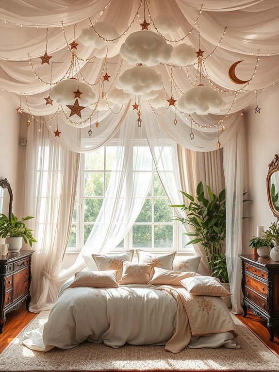 playful overhead design accents