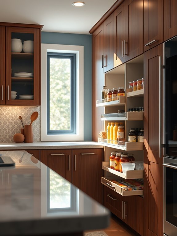 pull out pantry organization solution