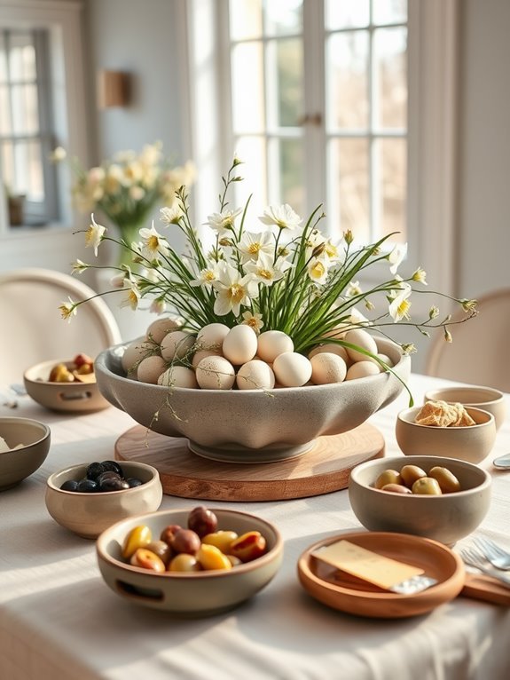 rustic ceramic serving dishes