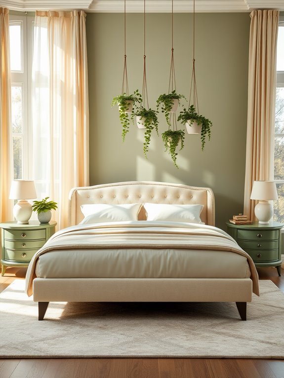 sage green decor accents