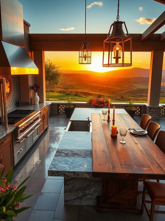 scenic outdoor dining experience