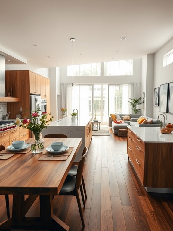 seamless flow open design