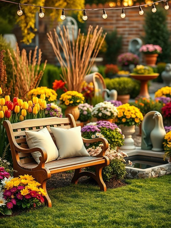 seasonal decor for gardens