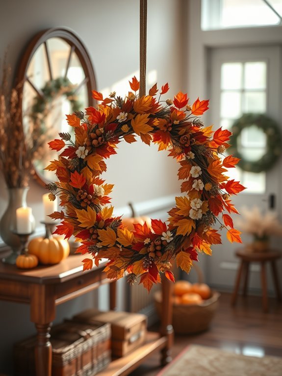 seasonal wreaths enhance welcome