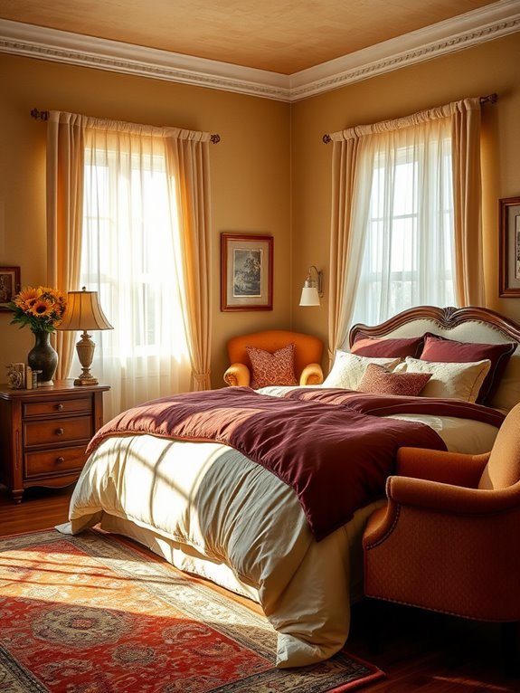 select vibrant warm hues