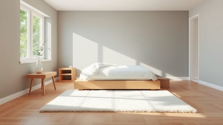 serene minimalist bedroom designs