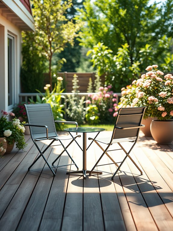sleek and space saving seating