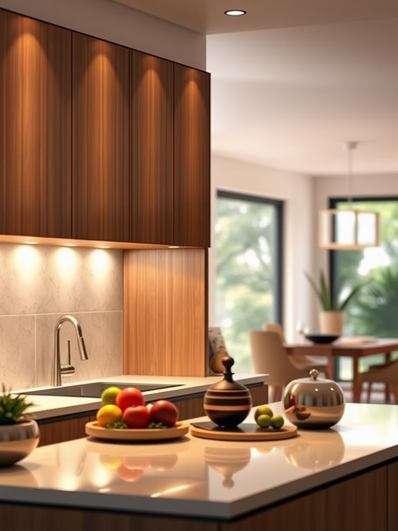 sleek recessed lighting design