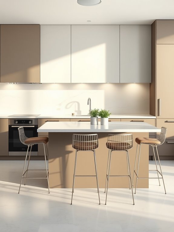 sleek spacious design elements
