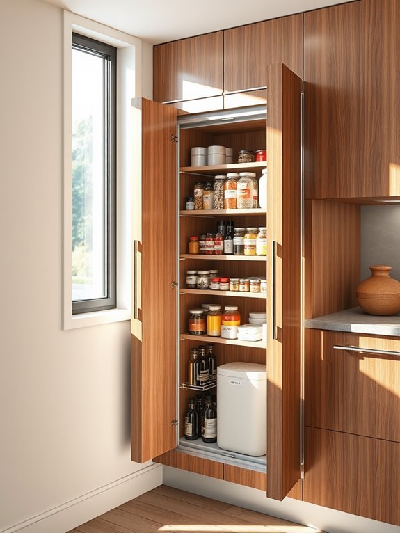 sliding storage kitchen solution