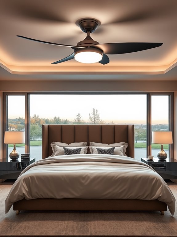 smart fans with lighting