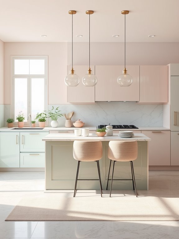 soft colors create warmth