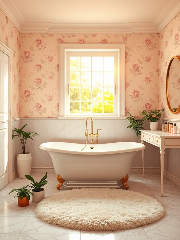 soft pastel pink oasis
