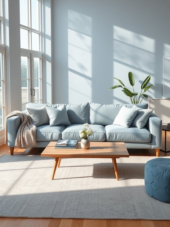 soft relaxed denim tones