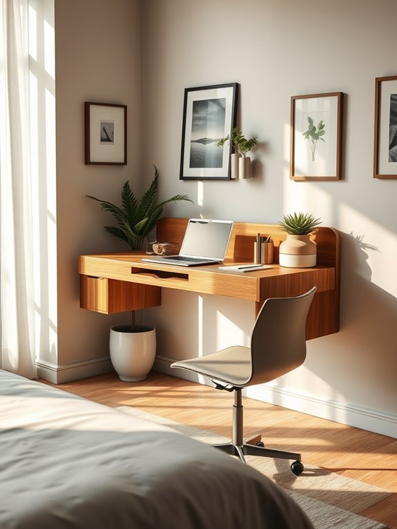 space saving wall desks