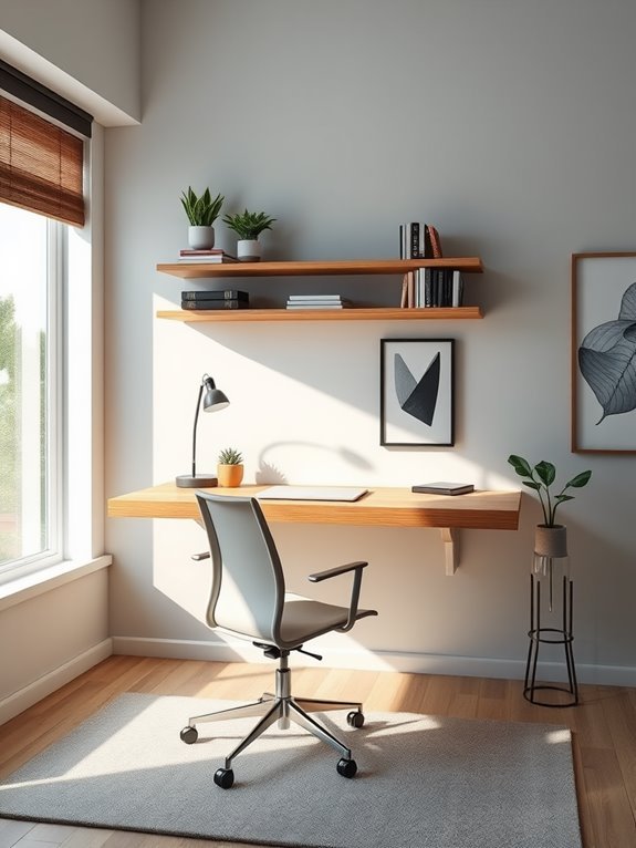 space saving wall desks
