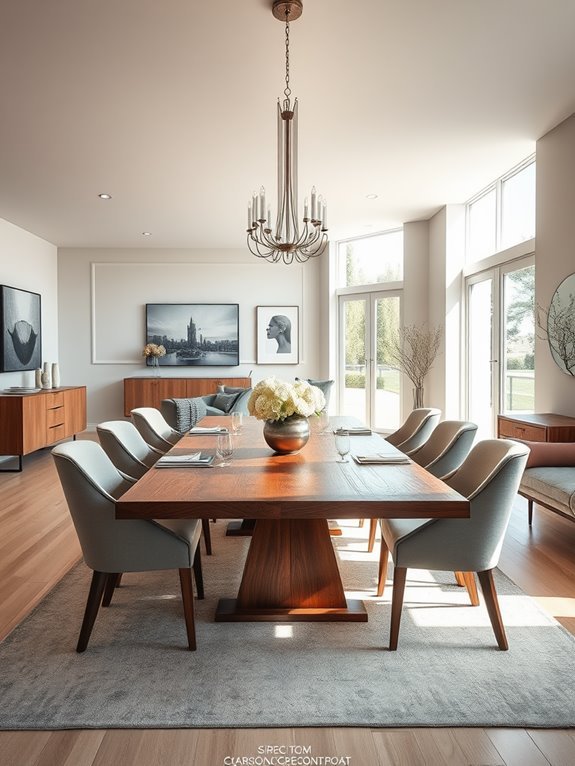 spacious interconnected dining areas