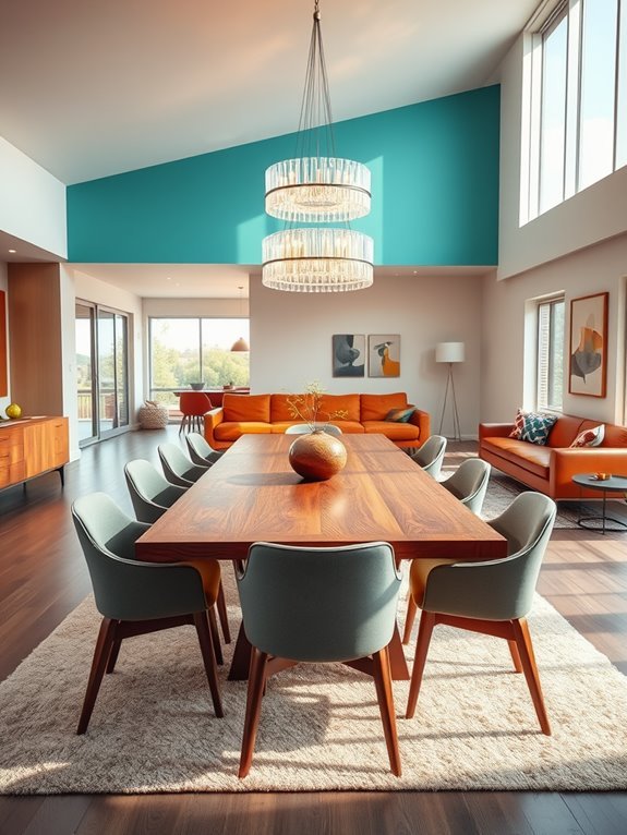 spacious interconnected living areas