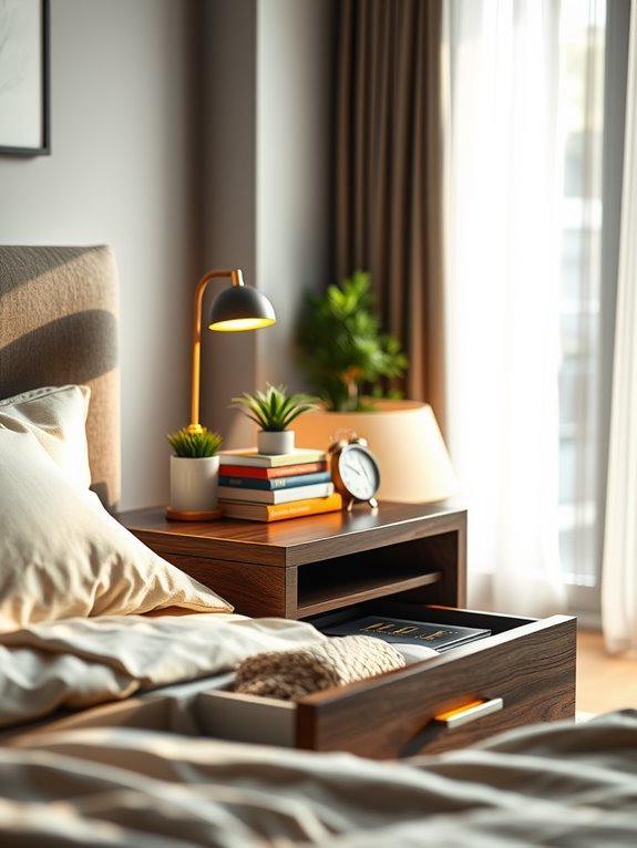 storage nightstand for bedrooms