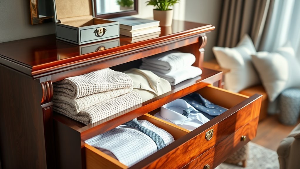 streamlined dresser organization tips