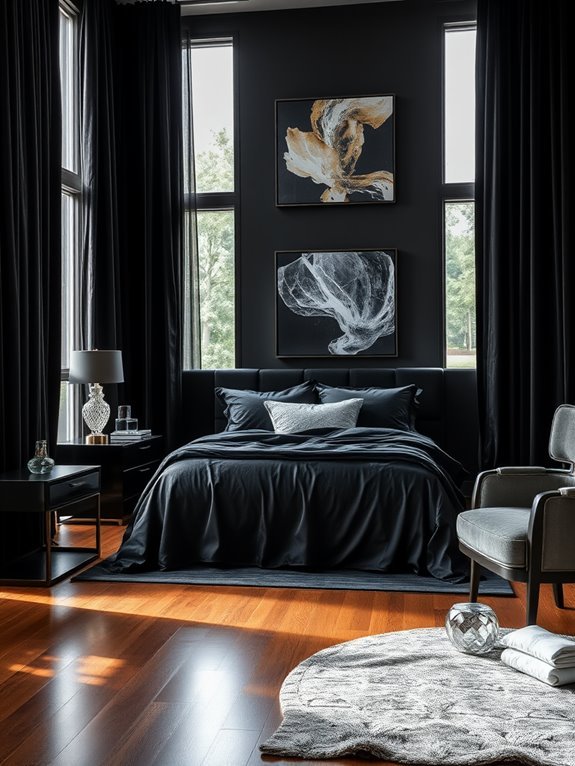 striking dark curtain designs