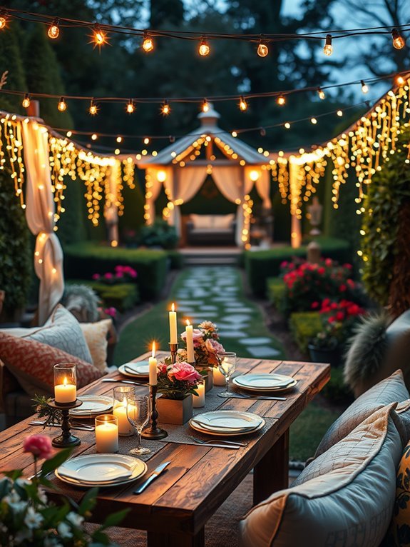string lights create romance