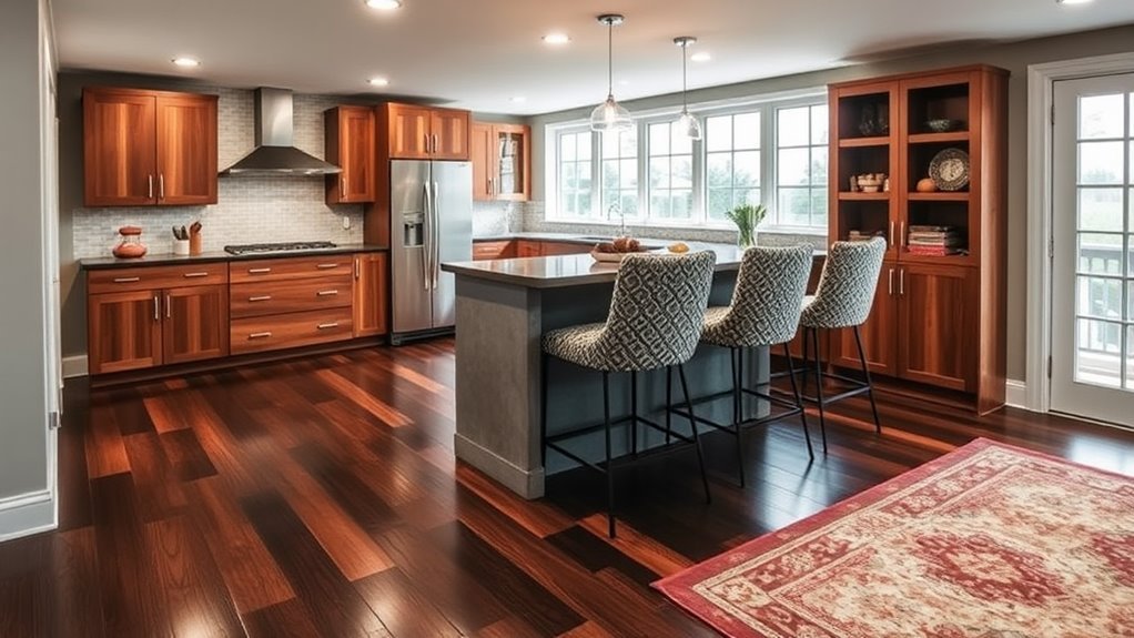 10 Kitchen flooring ideas and Durable Basement Kitchen