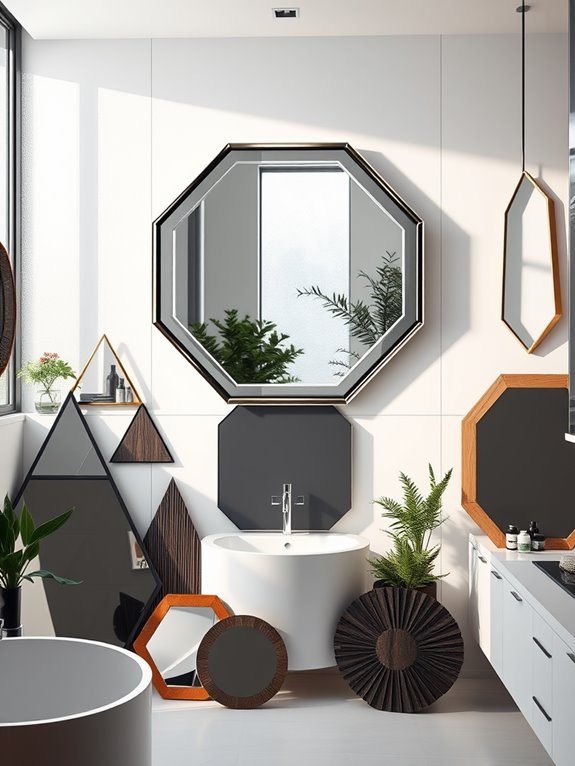 stylish geometric frame designs