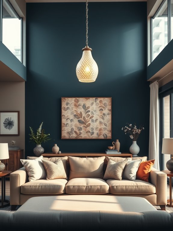stylish lighting centerpiece design
