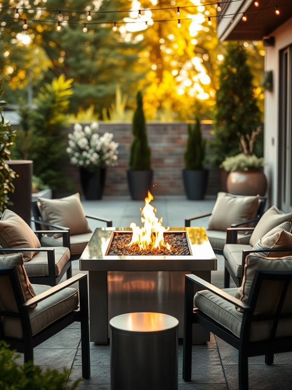 stylish outdoor heating solution