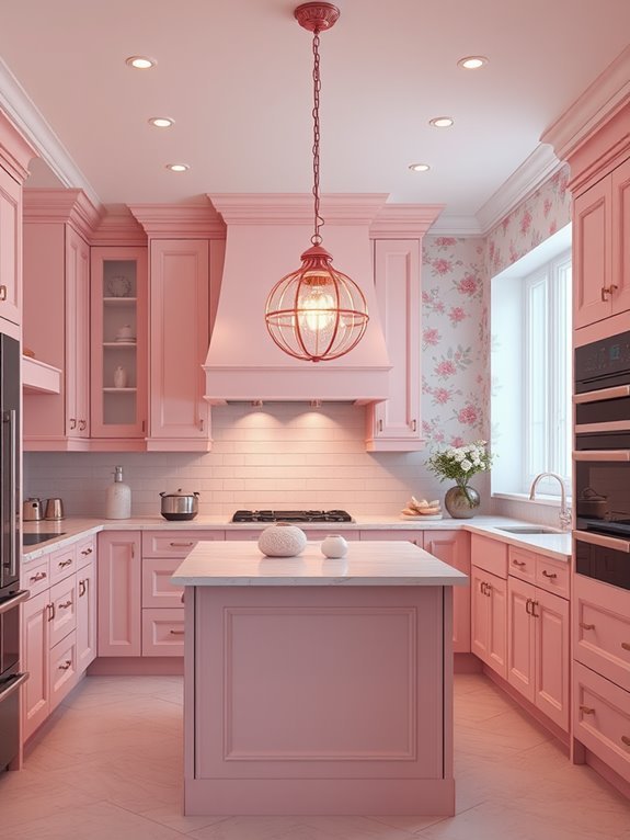 stylish pink lighting options