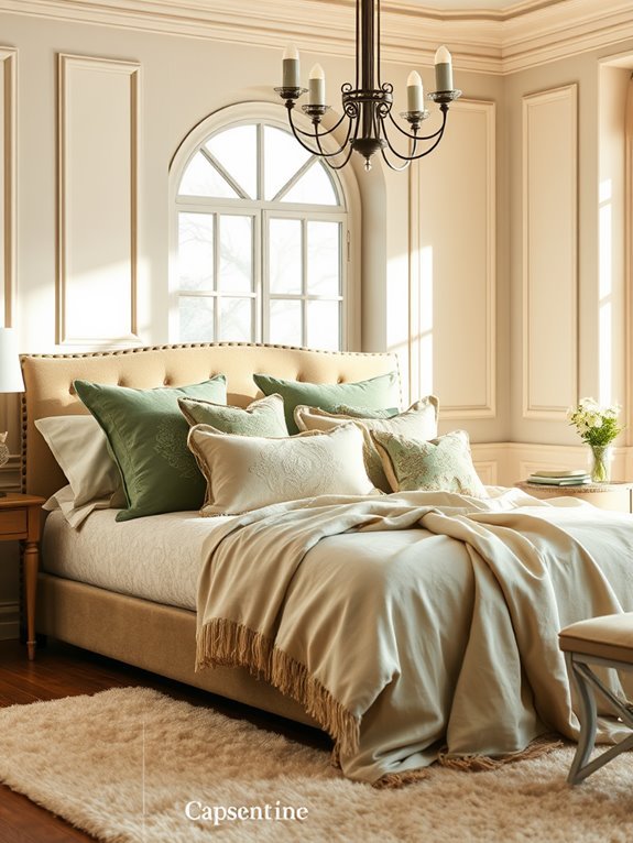 stylish sage green pillows