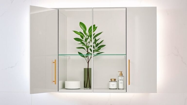 stylish space saving mirror cabinets