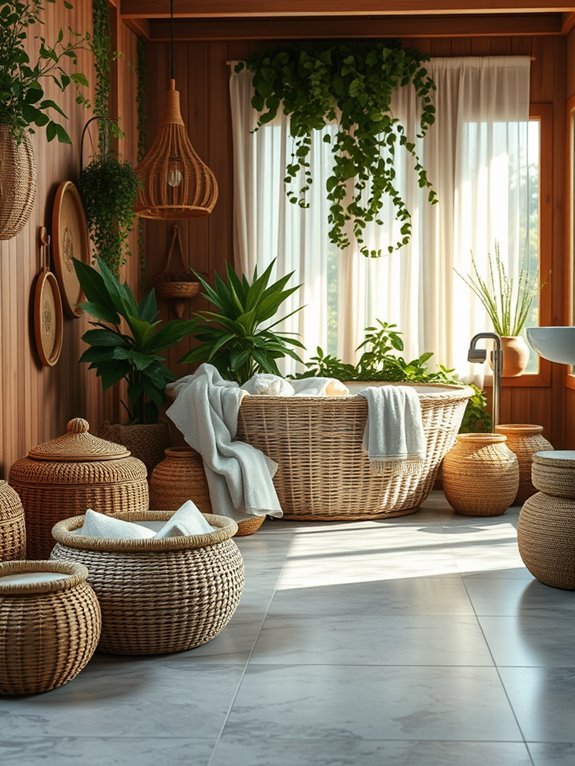 stylish storage solution baskets