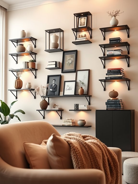 stylish wall shelving solutions
