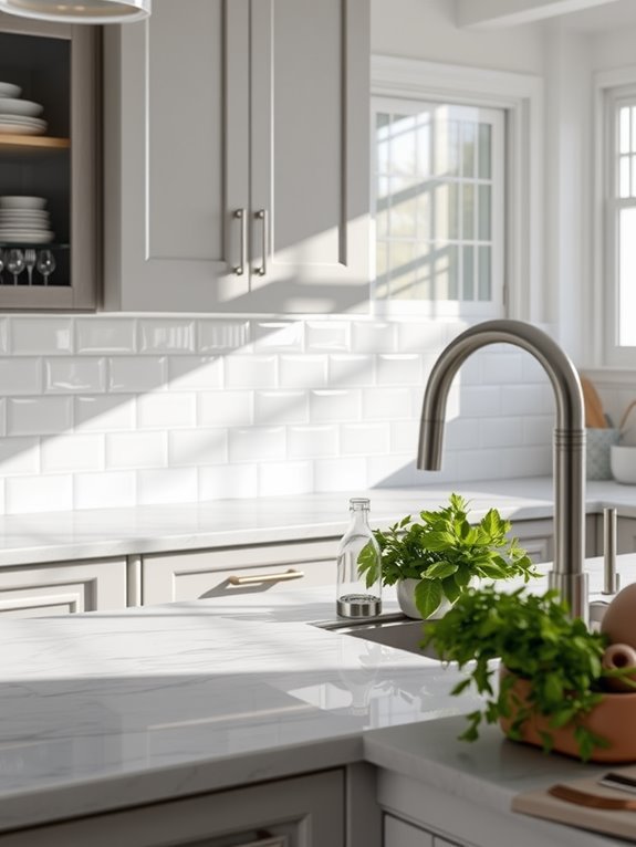 timeless white shaker tiles