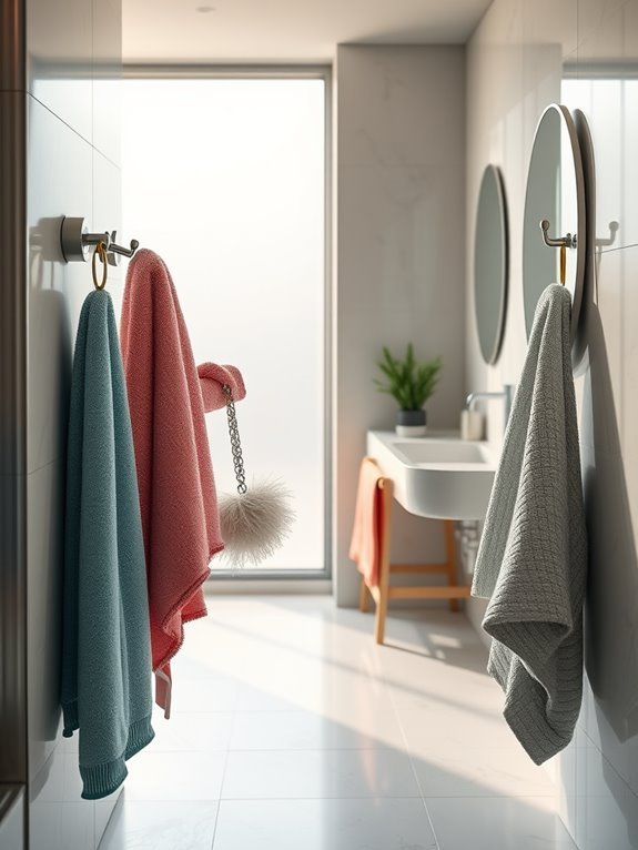 towel and accessory hooks