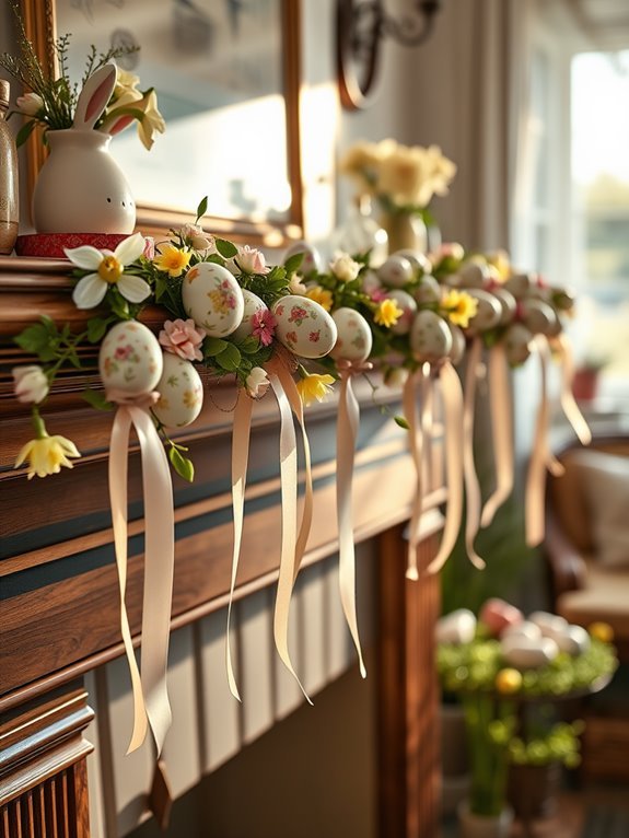 traditional easter decorative garlands