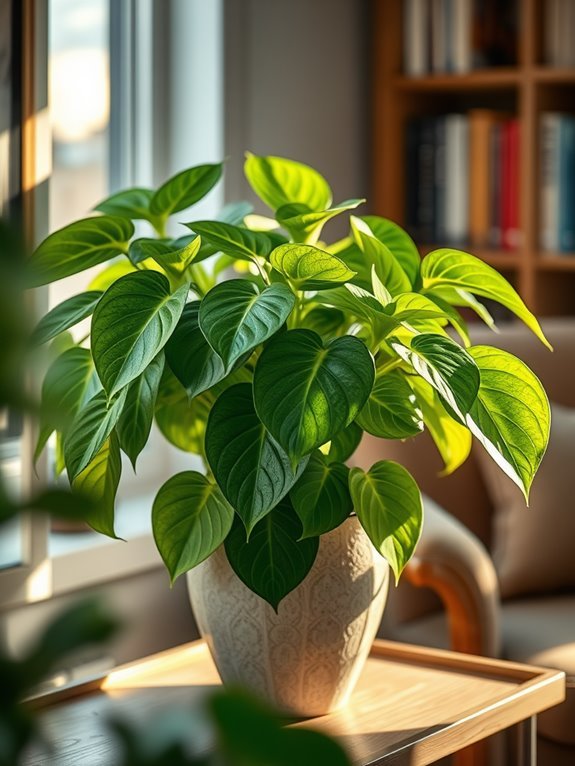 trailing green houseplant vine