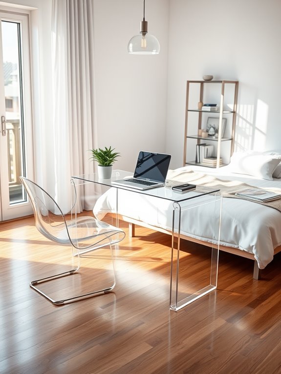 transparent furniture for spaciousness