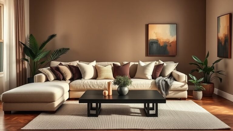 trendy neutral living rooms