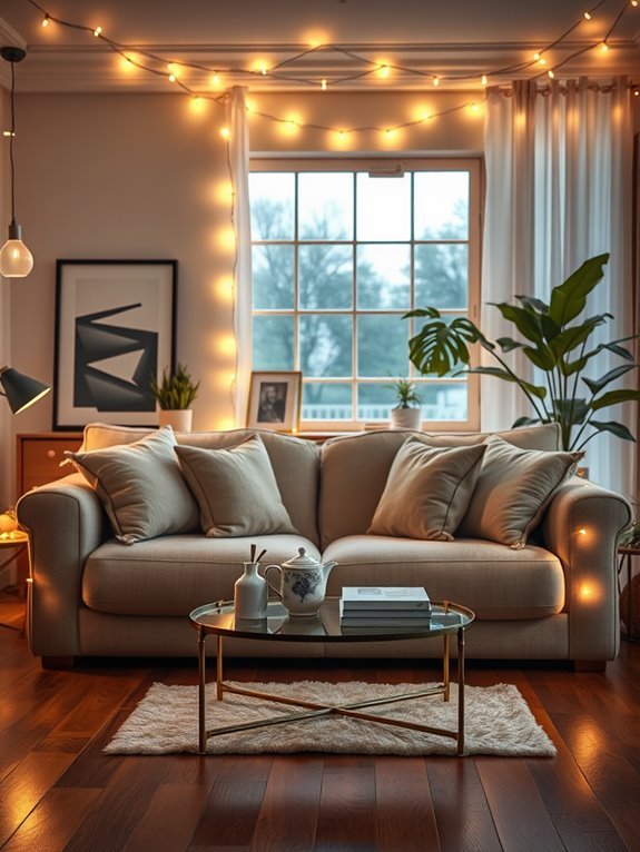 twinkling decorative lighting strings